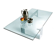 Table en verre